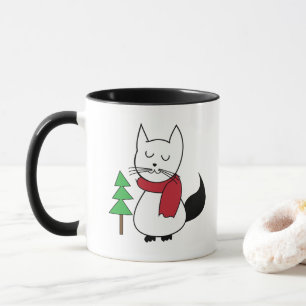Mug Chat de l'Arbre de Noël