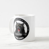 Mug Chat de laser de la domination de C4SS (Devant gauche)