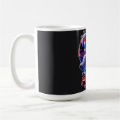 Mug Chat de l'espace patriotique 4 juillet (Gauche)