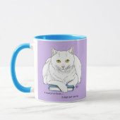 Mug Chat de livre (Gauche)