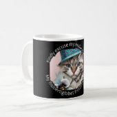 Mug Chat de luxe italien : Ombre (Devant gauche)