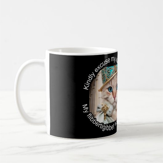 Mug Chat de luxe italien : Willow (Gauche)