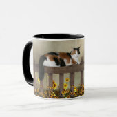 Mug Chat de minou de calicot (Devant gauche)