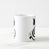 Mug Chat de musique note de musique note musicale pian (Centre)