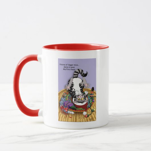 Mug Chat de Noël (Gauche)