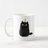 Mug Chat de Noël Cute Kawaii (Gauche)