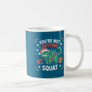 Mug Chat de Noël en colère Vous n'obtenez rien Holid