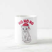 Mug Chat de Noël Ho Ho (Centre)