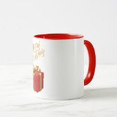 Mug Chat de Noël - Joyeux Noël (Devant droit)