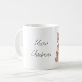 Mug Chat de Noël Miaou (Devant gauche)