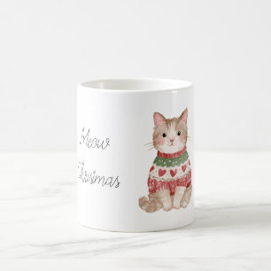 Mug Chat de Noël Miaou