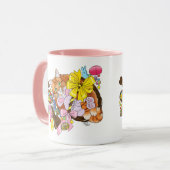 Mug Chat de Pâques Orange (Devant gauche)