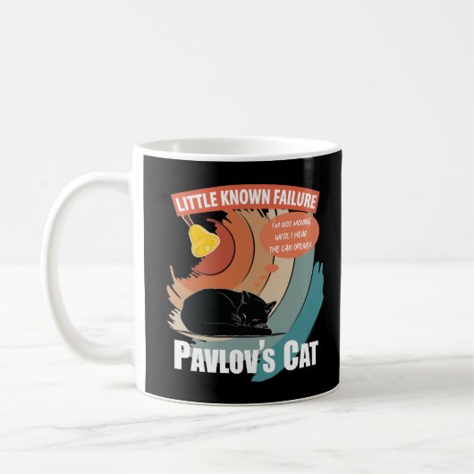 Mug Chat de Pavlov - Psychologie drôle (Gauche)