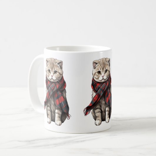 Mug Chat de pliage écossais (Devant gauche)