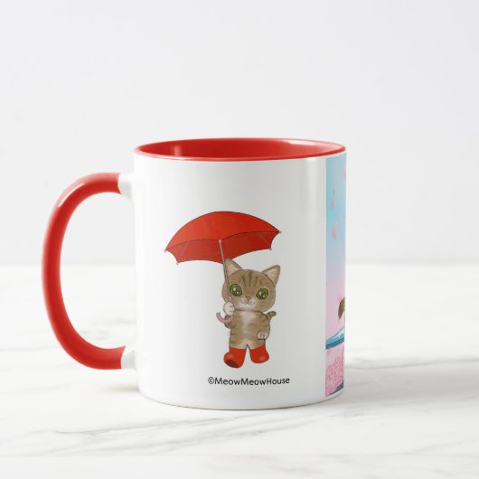 Mug Chat de pont de Londres (Gauche)