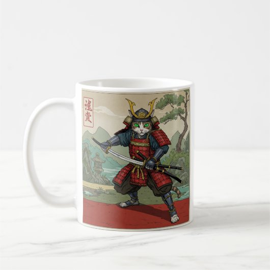 Mug Chat de Samurai (Gauche)