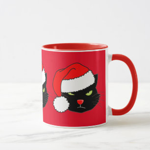 Mug Chat de Santa Hat