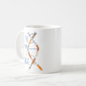 Mug Chat de science ADN Hélice J'ai un ADN Purr-fait (Devant gauche)