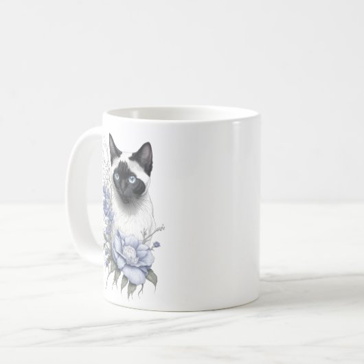 Mug Chat de Siamese (Devant gauche)