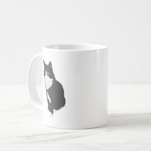 Mug Chat de smoking (Devant gauche)