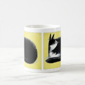 Mug Chat de smoking - jaune (Centre)