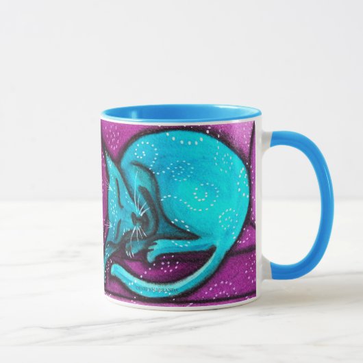Mug Chat de sommeil sur le sofa (Droite)