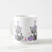 Mug Chat de sorcière de Halloween (Devant gauche)