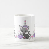 Mug Chat de sorcière de Halloween (Centre)