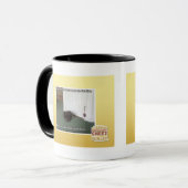 Mug Chat de sous-sol, légèrement désorienté (Devant gauche)