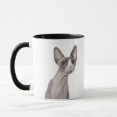 Mug Chat de Sphynx avec l'expression étonnée (Gauche)