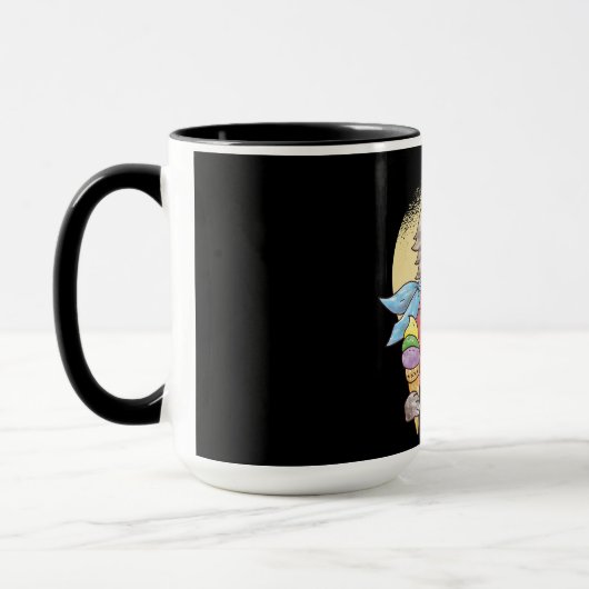 Mug Chat de style Rockabilly (Gauche)