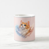 Mug Chat de style rose (Centre)