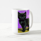 Mug Chat de style Van Gogh (Devant droit)