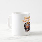 Mug Chat de Thanksgiving jour de la dinde classique d' (Devant gauche)