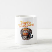 Mug Chat de Thanksgiving jour de la dinde classique d' (Centre)