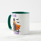 Mug Chat de traction ou de traitement Halloween Concep (Devant gauche)