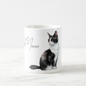 Mug Chat de veau noir et blanc (Centre)