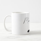 Mug Chat de veau noir et blanc (Gauche)