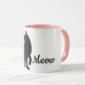 Mug Chat de viande noire (Devant droit)