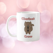 Mug Chat d'équipage Clarinet rose Brown