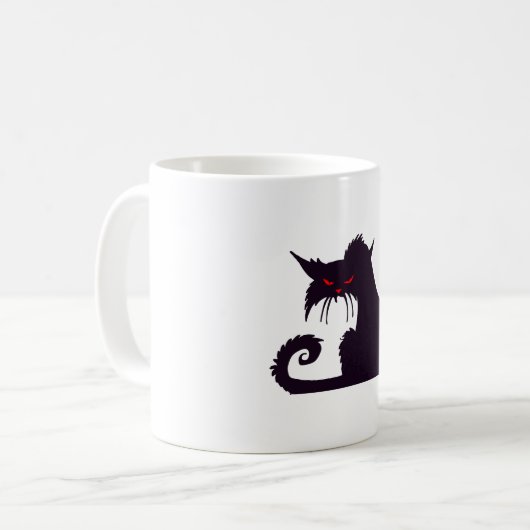 Mug Chat d'Halloween (Devant gauche)