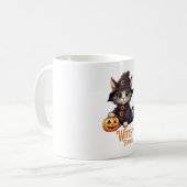 Mug Chat d'Halloween aux pattes de sorcière (Devant gauche)