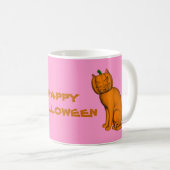 Mug Chat d'Halloween bizarre (Devant droit)