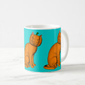 Mug Chat d'Halloween bizarre (Devant droit)