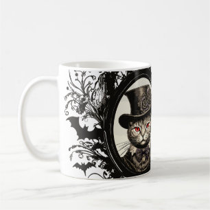 Mug Chat d'Halloween, Chat Vampire, crocs