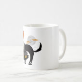 Mug Chat d'Halloween éffrayant (Devant droit)