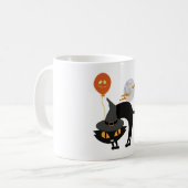 Mug Chat d'Halloween éffrayant (Devant gauche)