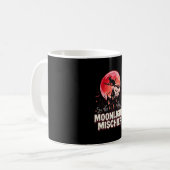 Mug Chat d'Halloween Méfaits au Clair de Lune (Devant gauche)