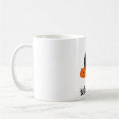 Mug Chat d'Halloween mignon avec citrouilles (Gauche)