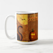 Mug Chat d'Halloween Muet/ou Noir (Gauche)